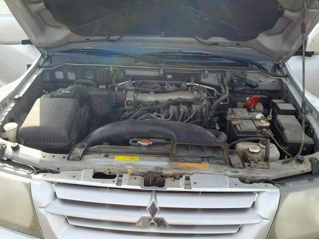 JA4MW51RX2J016823 - 2002 MITSUBISHI MONTERO LI GRAY photo 7