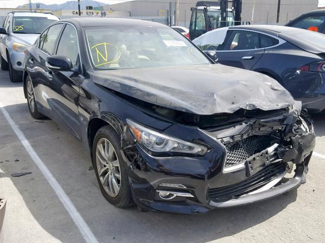 JN1CV7AP4GM201912 - 2016 INFINITI Q50 BASE BLACK photo 1