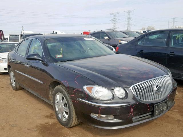 2G4WC582081376794 - 2008 BUICK LACROSSE C BLACK photo 1