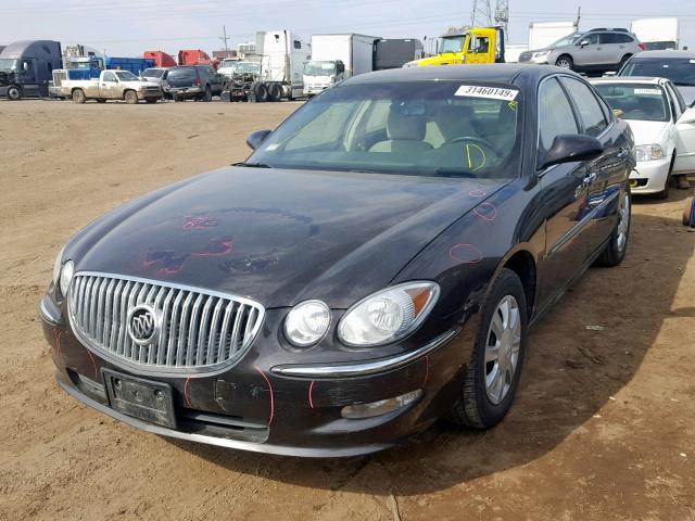 2G4WC582081376794 - 2008 BUICK LACROSSE C BLACK photo 2