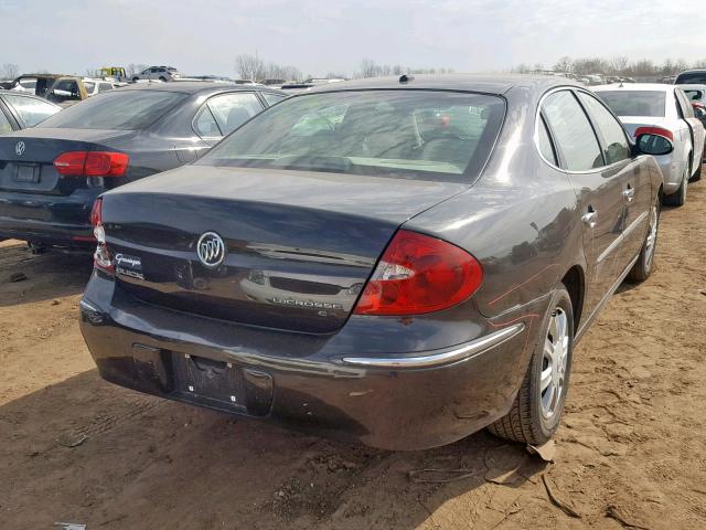 2G4WC582081376794 - 2008 BUICK LACROSSE C BLACK photo 4