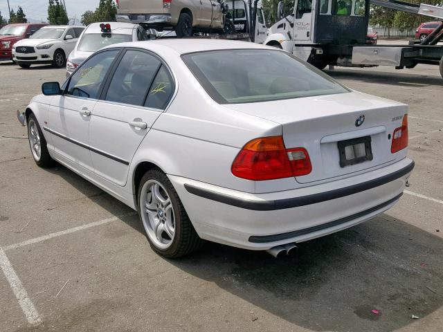 WBAAV53451FJ64454 - 2001 BMW 330 I WHITE photo 3