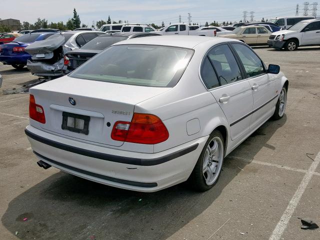 WBAAV53451FJ64454 - 2001 BMW 330 I WHITE photo 4