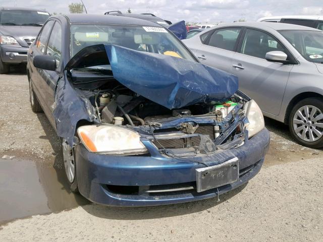 JA3AJ26EX6U018134 - 2006 MITSUBISHI LANCER ES BLUE photo 1