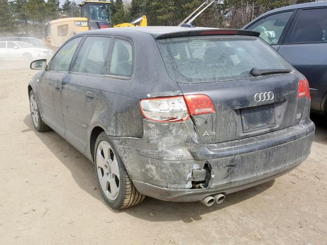 WAUKD78P06A121974 - 2006 AUDI A3 S-LINE GRAY photo 3