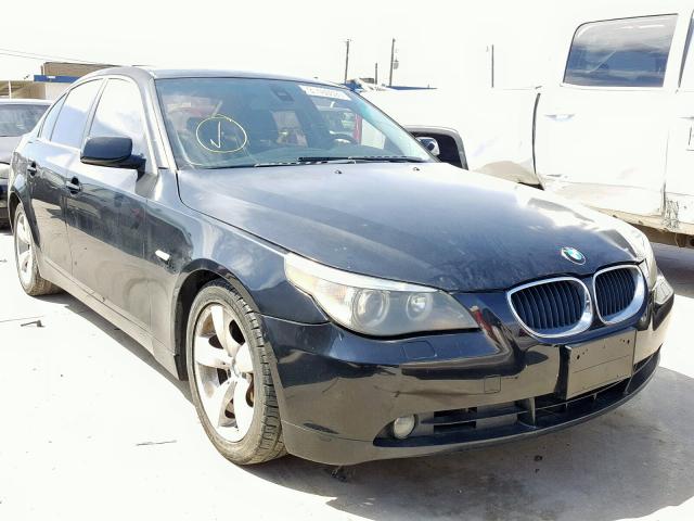 WBANE53567CW64773 - 2007 BMW 525 I BLACK photo 1