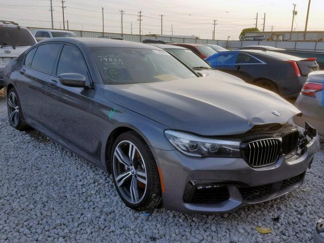 WBA7E2C57GG714578 - 2016 BMW 740 I CHARCOAL photo 1