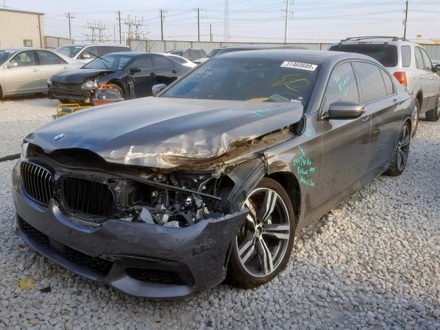 WBA7E2C57GG714578 - 2016 BMW 740 I CHARCOAL photo 2