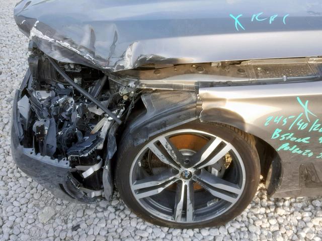 WBA7E2C57GG714578 - 2016 BMW 740 I CHARCOAL photo 9