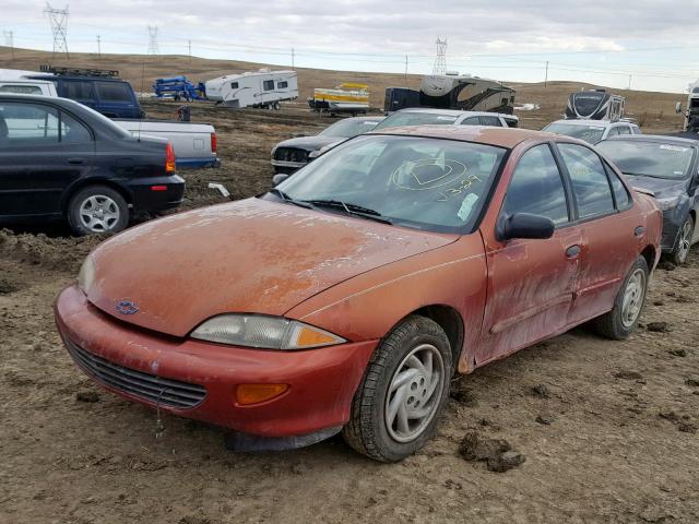 1G1JF5245W7176003 - 1998 CHEVROLET CAVALIER L GOLD photo 2