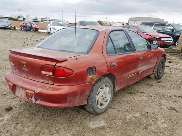 1G1JF5245W7176003 - 1998 CHEVROLET CAVALIER L GOLD photo 4