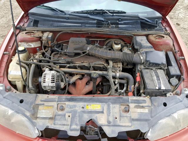 1G1JF5245W7176003 - 1998 CHEVROLET CAVALIER L GOLD photo 7