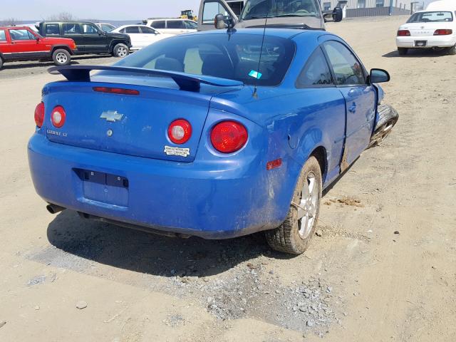 1G1AL18F887201831 - 2008 CHEVROLET COBALT LT BLUE photo 4