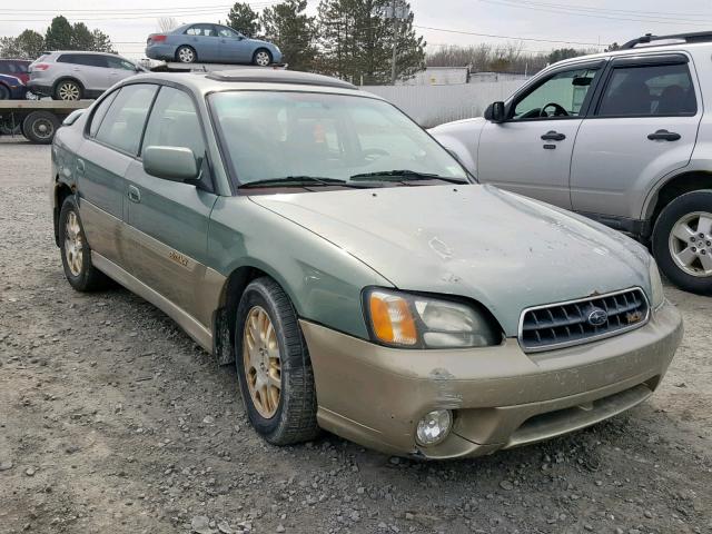 4S3BE896137201207 - 2003 SUBARU LEGACY OUT GREEN photo 1