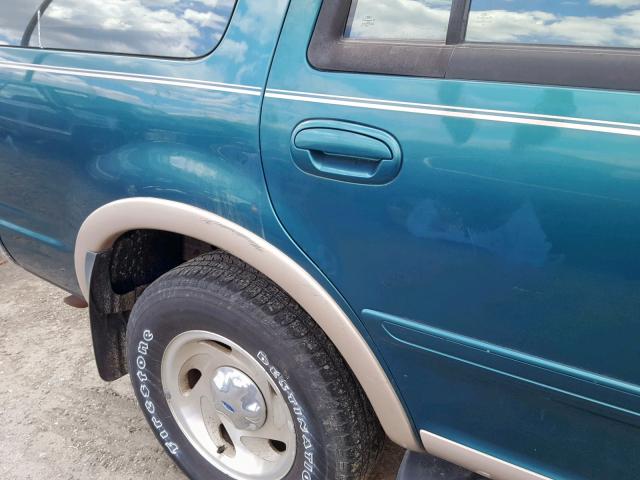 1FMEU18W7VLA23219 - 1997 FORD EXPEDITION GREEN photo 9