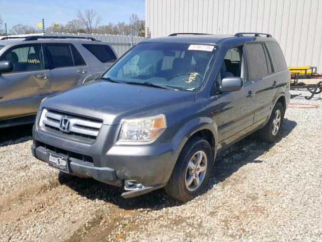 5FNYF18308B056331 - 2008 HONDA PILOT SE GRAY photo 2