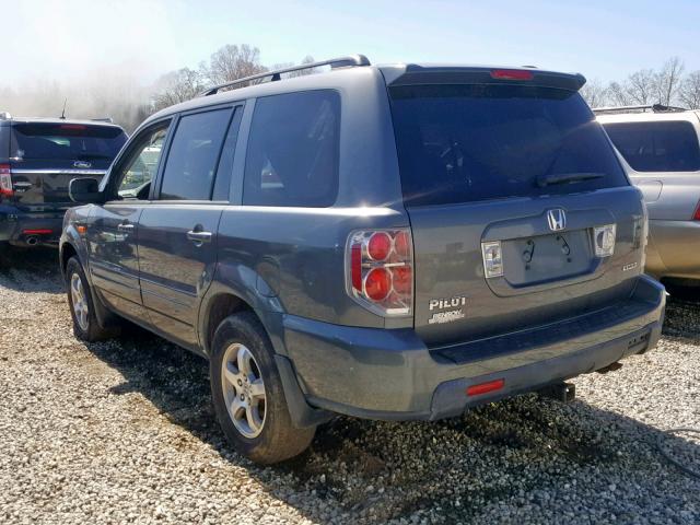 5FNYF18308B056331 - 2008 HONDA PILOT SE GRAY photo 3