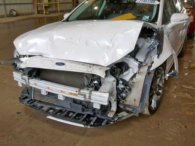 3FA6P0D94DR109006 - 2013 FORD FUSION TIT WHITE photo 9