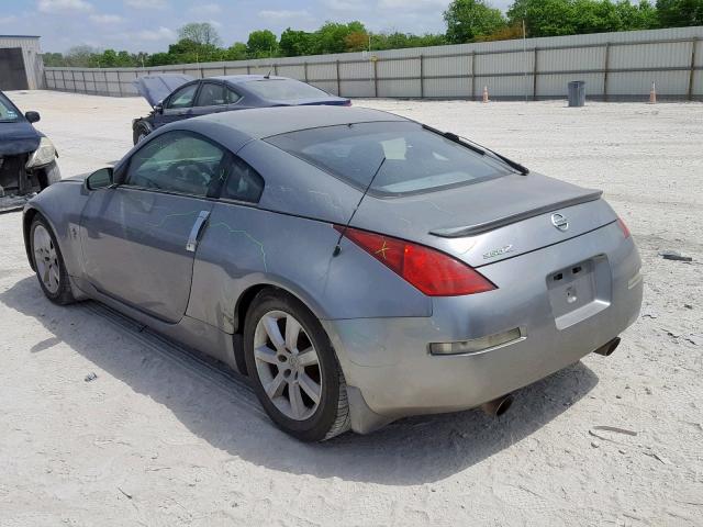 JN1AZ34EX3T005536 - 2003 NISSAN 350Z COUPE GRAY photo 3