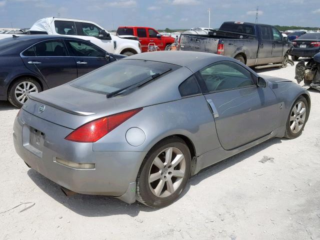 JN1AZ34EX3T005536 - 2003 NISSAN 350Z COUPE GRAY photo 4