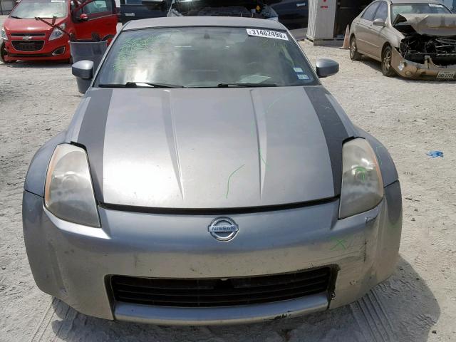 JN1AZ34EX3T005536 - 2003 NISSAN 350Z COUPE GRAY photo 9