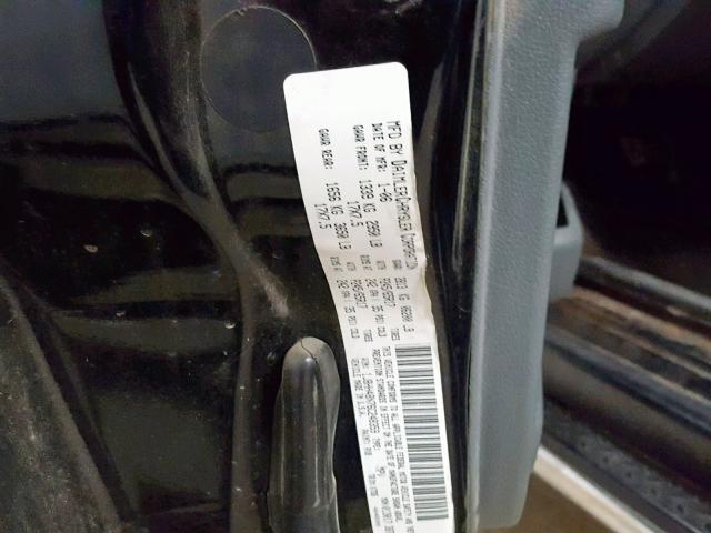 1J8HH48N76C248359 - 2006 JEEP COMMANDER BLACK photo 10