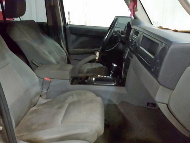 1J8HH48N76C248359 - 2006 JEEP COMMANDER BLACK photo 5