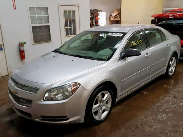 1G1ZG57B39F228021 - 2009 CHEVROLET MALIBU LS SILVER photo 2