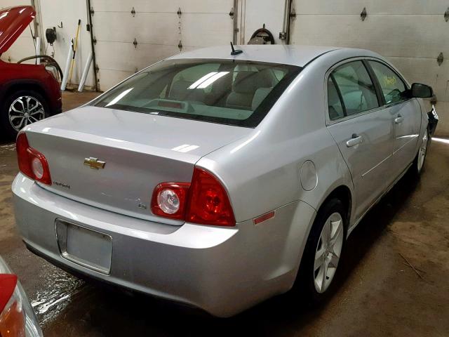 1G1ZG57B39F228021 - 2009 CHEVROLET MALIBU LS SILVER photo 4