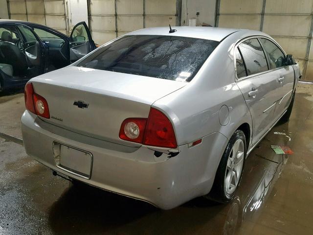 1G1ZB5EB3AF304035 - 2010 CHEVROLET MALIBU LS SILVER photo 4