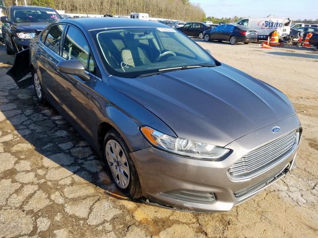 3FA6P0G71ER396042 - 2014 FORD FUSION S  photo 1