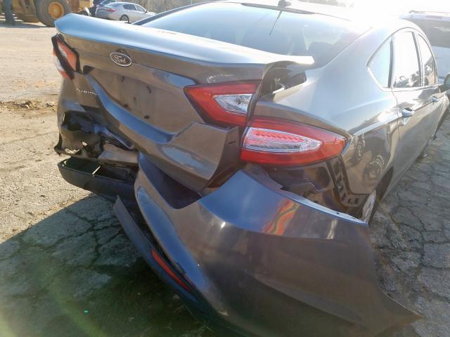 3FA6P0G71ER396042 - 2014 FORD FUSION S  photo 9