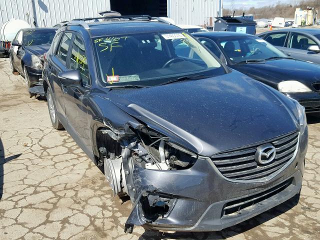 JM3KE2BE5G0785406 - 2016 MAZDA CX-5 SPORT GRAY photo 1