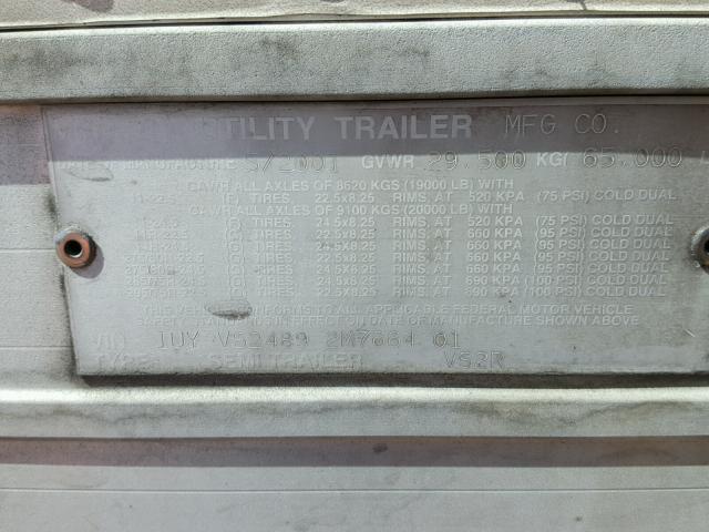 1UYVS24892M766401 - 2002 UTILITY REEFER WHITE photo 10