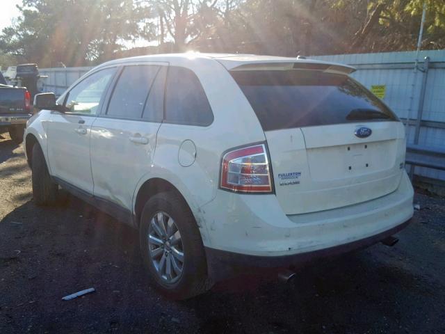 2FMDK49C77BA51810 - 2007 FORD EDGE SEL P CREAM photo 3