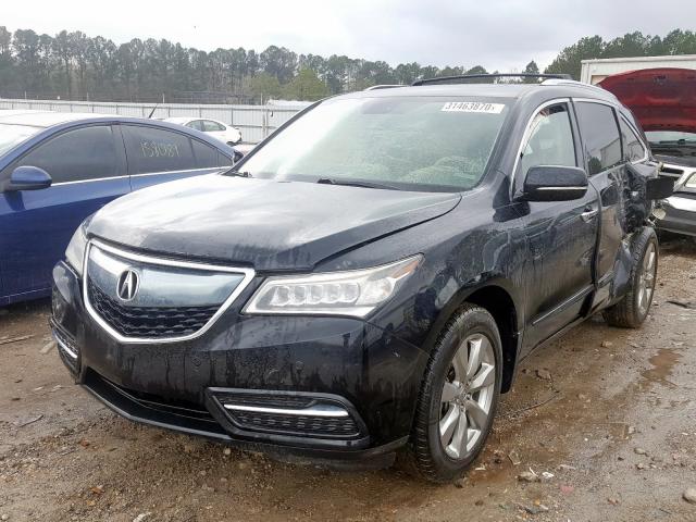 5FRYD3H87EB014424 - 2014 ACURA MDX ADVANCE  photo 2