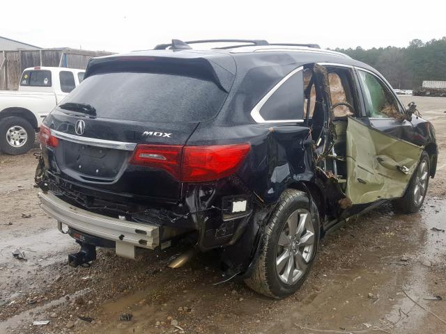 5FRYD3H87EB014424 - 2014 ACURA MDX ADVANCE  photo 4