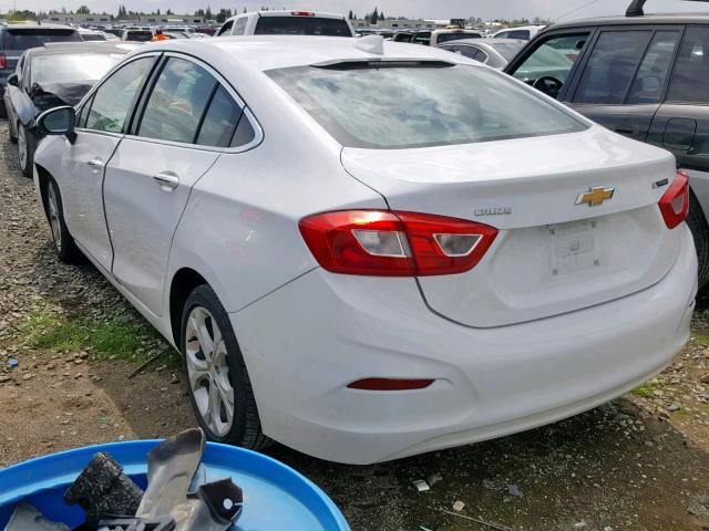 1G1BF5SM4H7238272 - 2017 CHEVROLET CRUZE PREM WHITE photo 3