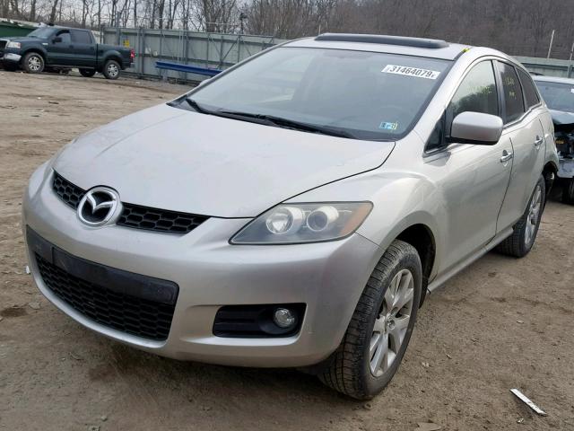 JM3ER29L880174034 - 2008 MAZDA CX-7 GRAY photo 2