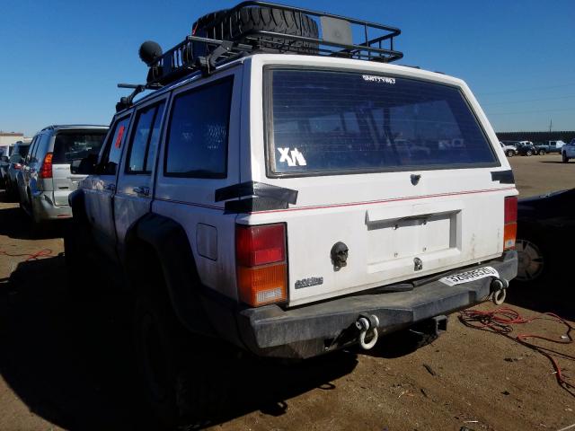 1J4FJ58SXML540450 - 1991 JEEP CHEROKEE LAREDO  photo 3