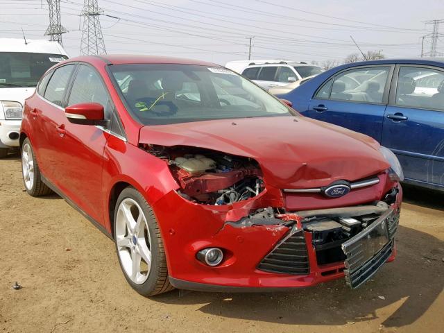 1FAHP3N29CL243051 - 2012 FORD FOCUS TITA RED photo 1