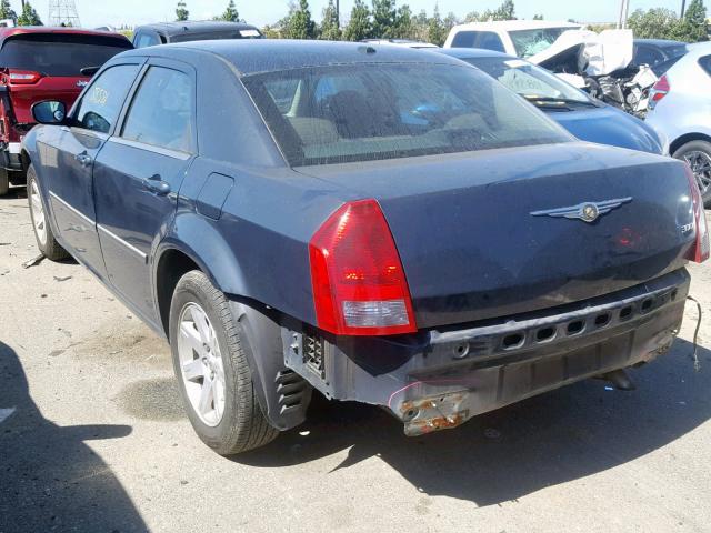 2C3LA43R37H868399 - 2007 CHRYSLER 300 BLUE photo 3