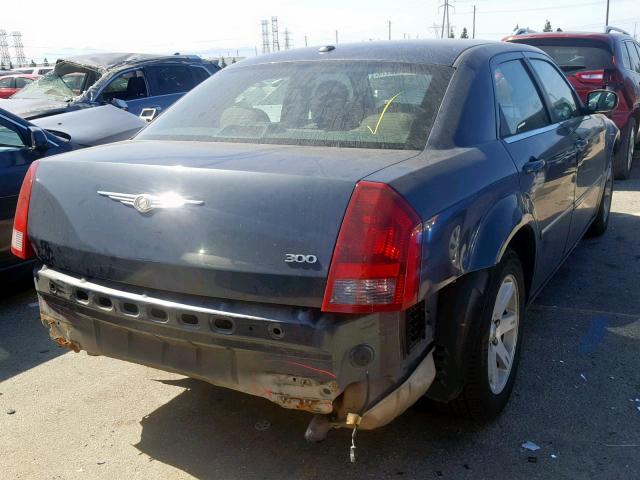 2C3LA43R37H868399 - 2007 CHRYSLER 300 BLUE photo 4