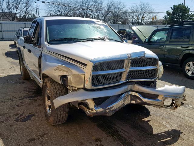 3D7HA18N22G144093 - 2002 DODGE RAM 1500 SILVER photo 1