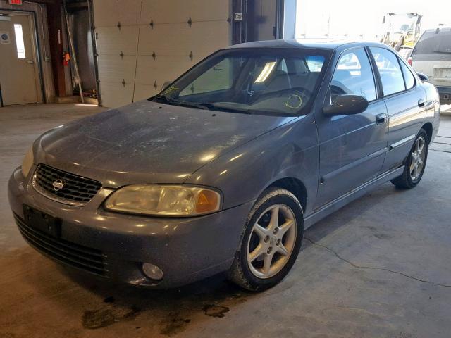 3N1BB51A51L002681 - 2001 NISSAN SENTRA SE GRAY photo 2