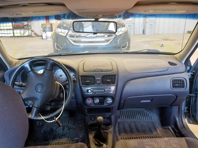 3N1BB51A51L002681 - 2001 NISSAN SENTRA SE GRAY photo 9