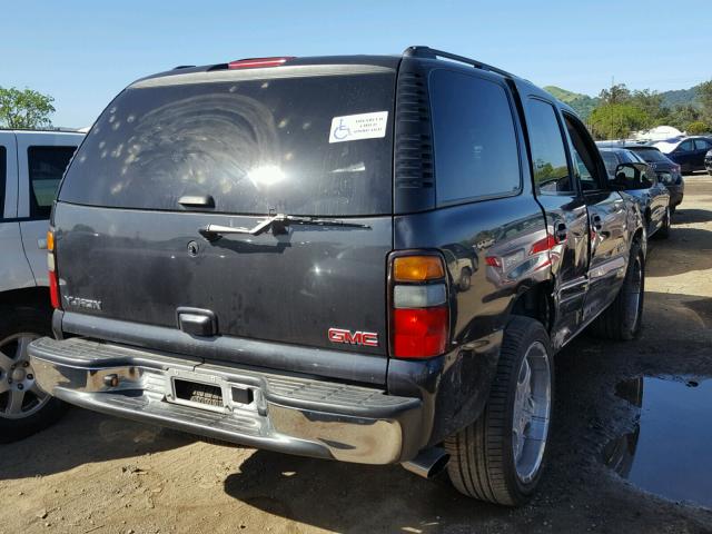 1GKEC13V25J264319 - 2005 GMC YUKON BLACK photo 4