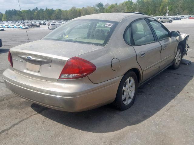 1FAFP56U06A120838 - 2006 FORD TAURUS SEL TAN photo 4