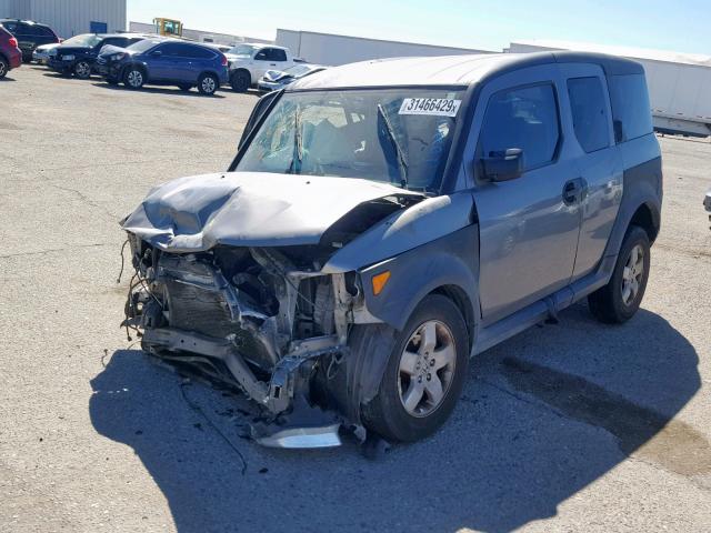 5J6YH28675L022173 - 2005 HONDA ELEMENT EX CHARCOAL photo 2