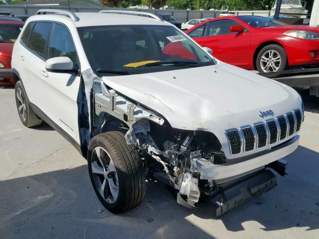 1C4PJLDB2KD296319 - 2019 JEEP CHEROKEE L WHITE photo 1